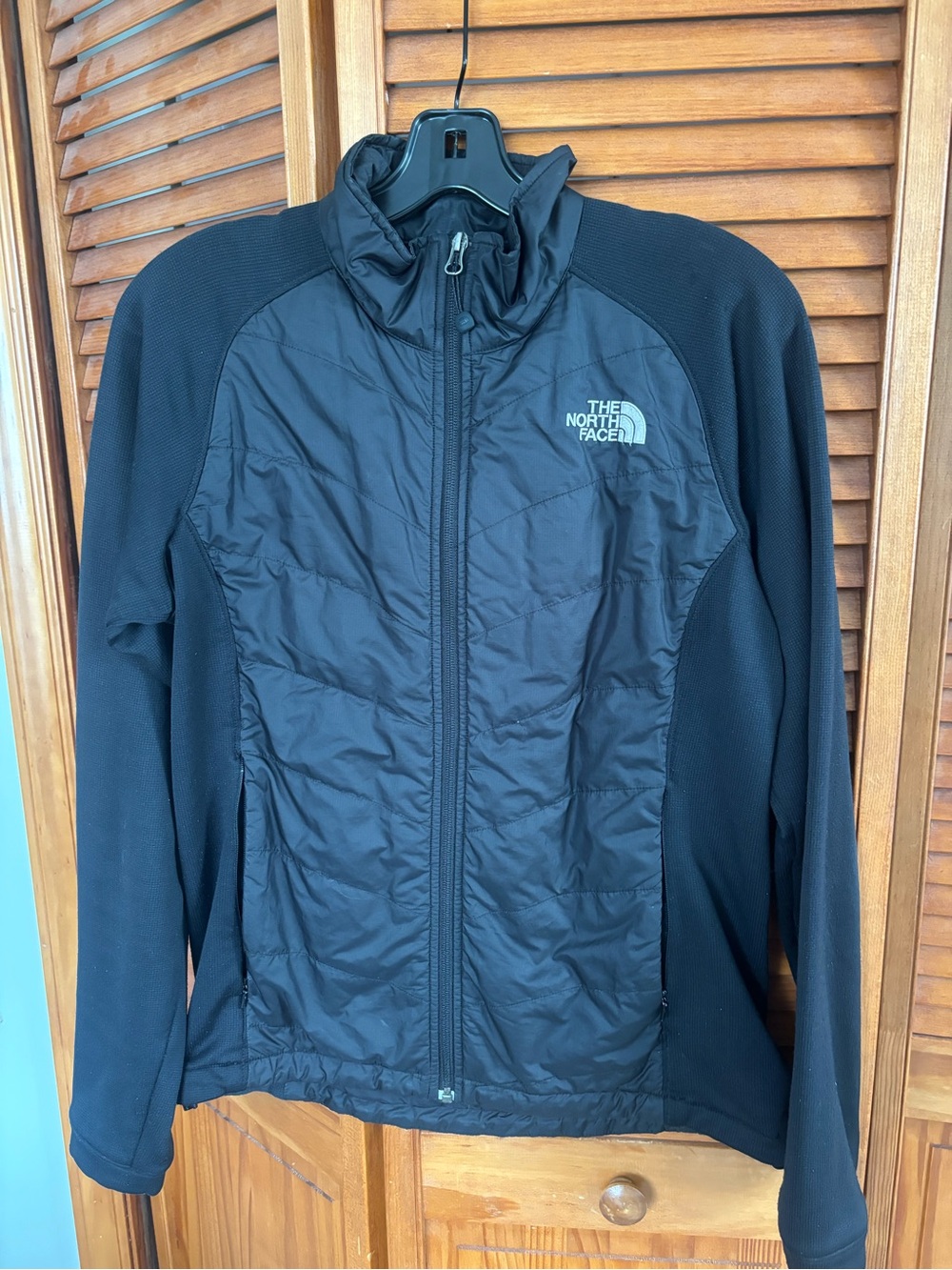The North Face Black Quilted Hybrid Jacket